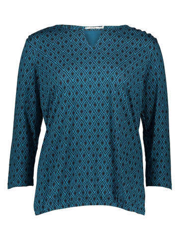 Cecil Longsleeve in Blau/ Schwarz