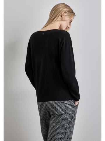 Street One Sweter w kolorze czarnym