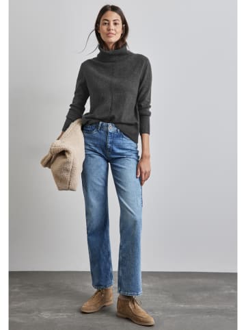 Street One Sweter w kolorze antracytowym