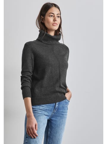 Street One Sweter w kolorze antracytowym