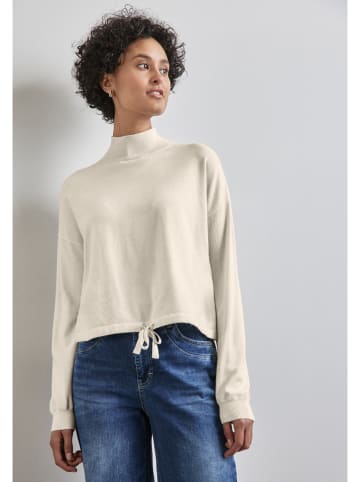 Street One Sweter w kolorze kremowym