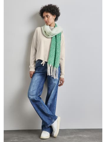 Street One Sweter w kolorze kremowym