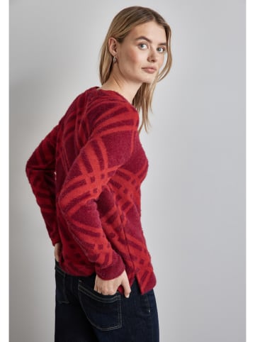 Street One Sweter w kolorze czerwonym