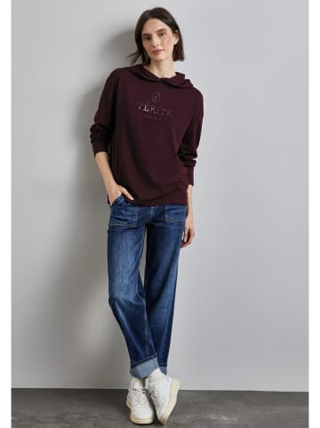 Street One Hoodie in Bordeaux