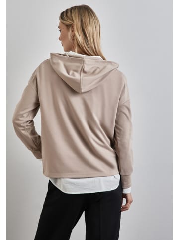Street One Hoodie in Beige