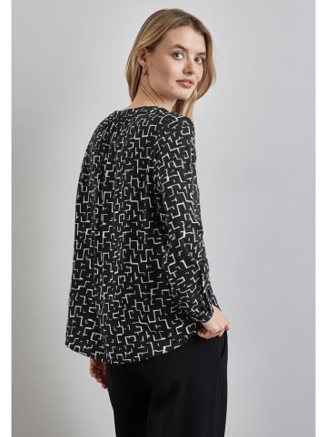 Street One Bluse in Schwarz/ Weiß