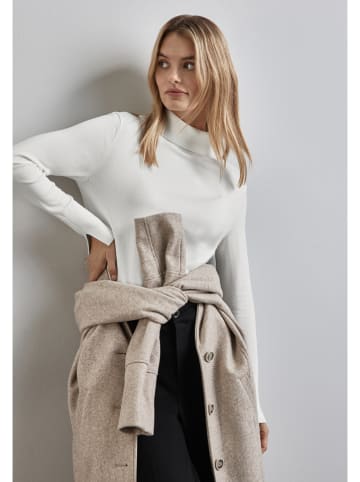 Street One Sweter w kolorze białym