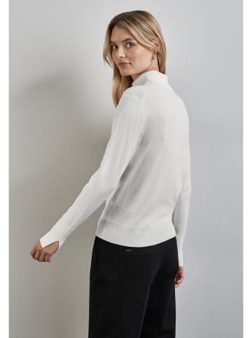 Street One Sweter w kolorze białym