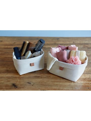 STORE IT 2er-Set: Aufbewahrungskörbe in Creme