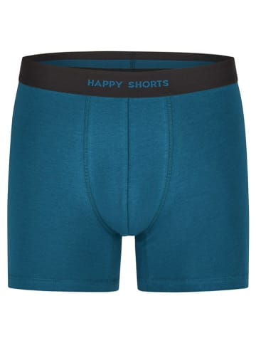 Happy Shorts Bokserki (3 pary) w kolorze czarno-turkusowym