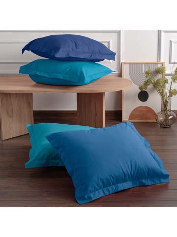 MIX&MATCH 2-delige set: renforcé kussenhoezen turquoise