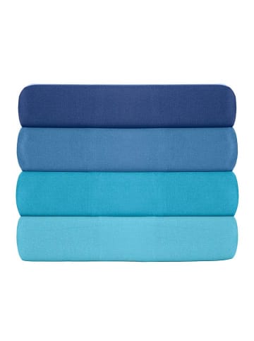 MIX&MATCH 2-delige set: renforcé kussenhoezen turquoise