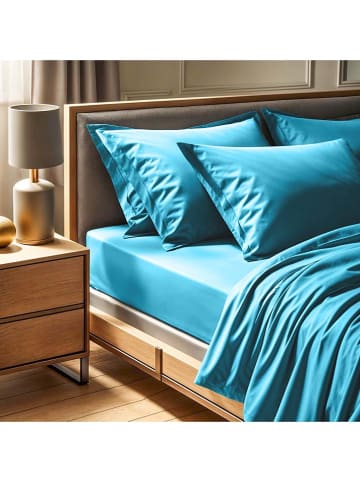MIX&MATCH Renforcé hoeslaken turquoise