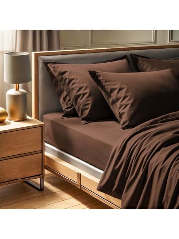 MIX&MATCH Renforcé hoeslaken bruin