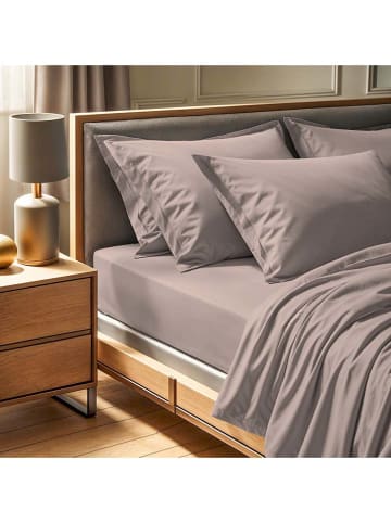 MIX&MATCH Prześcieradło renforcè w kolorze beżowym z gumką