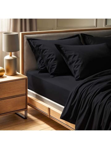 MIX&MATCH Renforcé bedlaken zwart