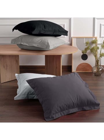 MIX&MATCH 2-delige set: renforcé kussenhoezen zwart