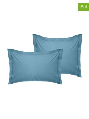 MIX&MATCH 2er-Set: Renforcè-Kissenhüllen in Hellblau