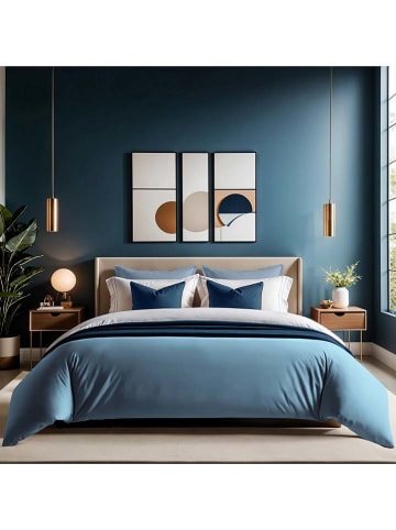 MIX&MATCH Renforcé dekbedovertrek blauw