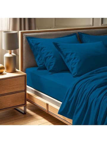 MIX&MATCH Renforcè-Spannbettlaken in Blau