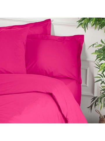 MIX&MATCH Renforcé dekbedovertrek donkerroze