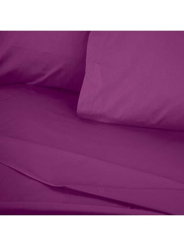 MIX&MATCH Prześcieradło renforcè w kolorze fioletowym z gumką