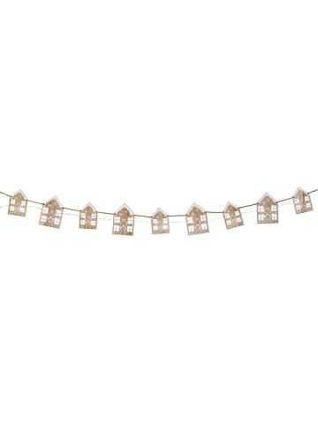 moses. Ledlichtketting "Houten huisjes"