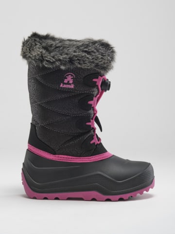 Kamik Winterlaarzen "Snowangel" zwart/roze