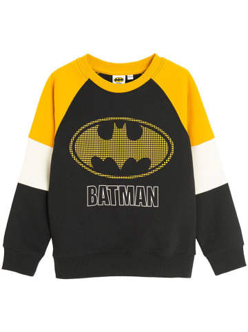 COOL CLUB Sweatshirt in Schwarz/ Weiß/ Gelb