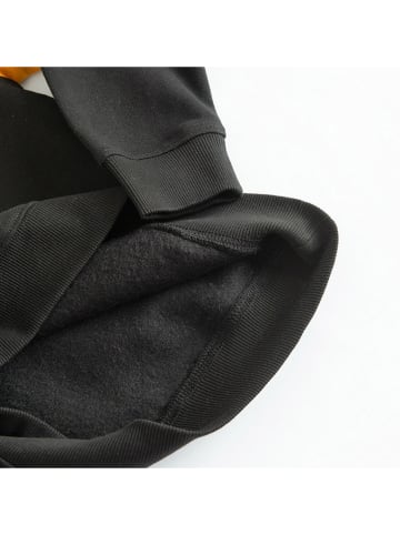 COOL CLUB Sweatshirt in Schwarz/ Weiß/ Gelb
