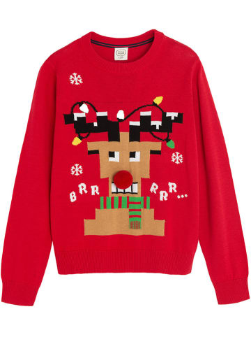 COOL CLUB Sweter w kolorze czerwonym