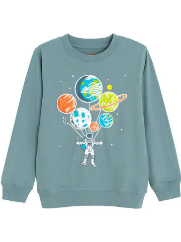 COOL CLUB Bluza w kolorze zielonym