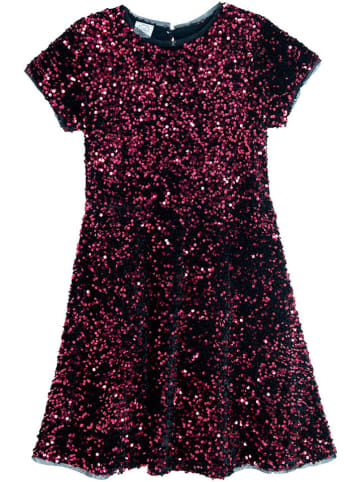 COOL CLUB Kleid in Schwarz/ Pink
