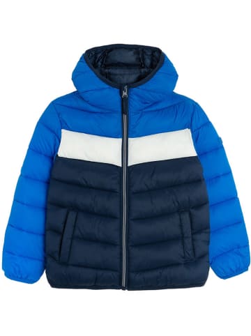 COOL CLUB Steppjacke in Dunkelblau/ Weiß