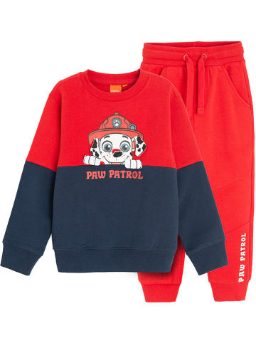 COOL CLUB 2-delige outfit rood/donkerblauw
