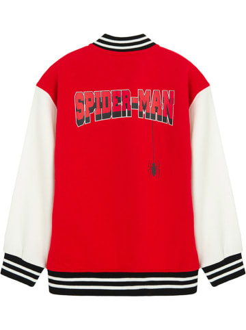 COOL CLUB Sweatjacke in Rot/ Weiß