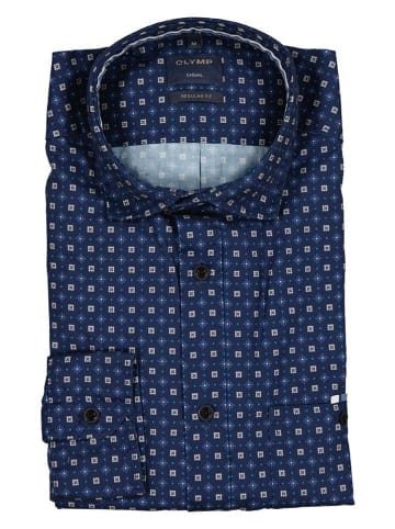 OLYMP Hemd "Casual" - Regular fit - in Dunkelblau