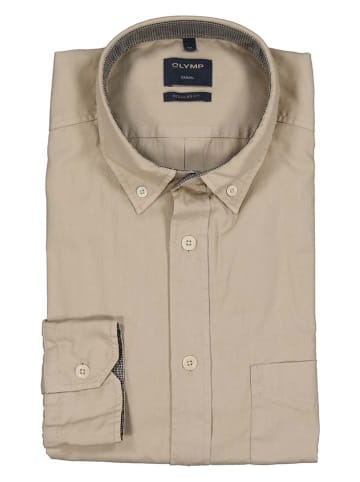 OLYMP Hemd "Casual" - Regular fit - in Beige