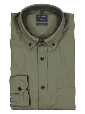 OLYMP Hemd "Casual" - Regular fit - in Khaki