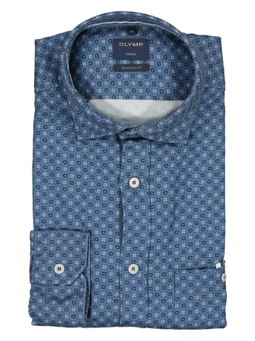 OLYMP Koszula "039" - Regular fit - w kolorze niebieskim