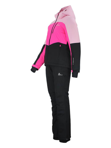 Peak Mountain 2-delige ski-/snowboardoutfit "Abiola" zwart/roze