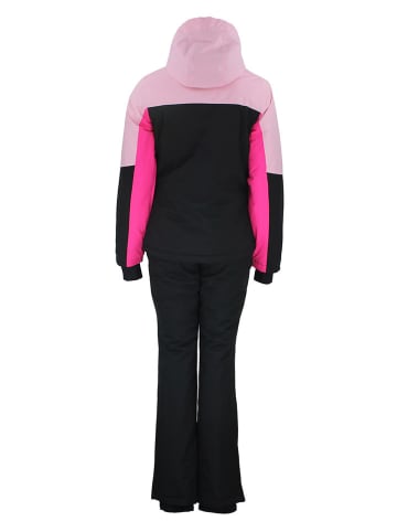 Peak Mountain 2tlg. Ski-/ Snowboard-Outfit "Abiola" in Schwarz/ Pink