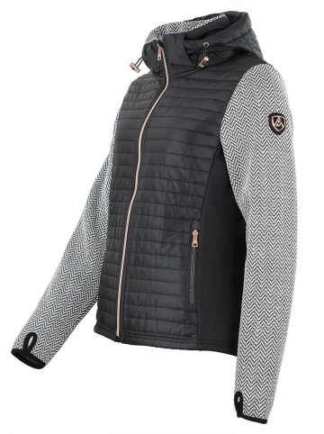 Peak Mountain Hybridjacke "Andomo" in Schwarz
