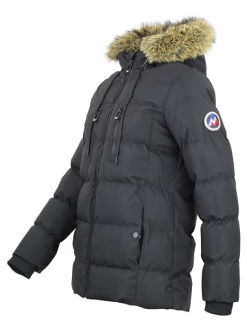 Peak Mountain Kurtka zimowa "Anory" w kolorze czarnym