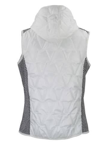 Peak Mountain Fleece bodywarmer "Antilope" wit/grijs