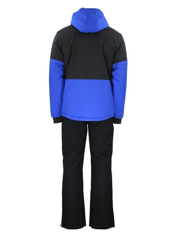 Peak Mountain 2-delige ski-/snowboardoutfit "Ceruby" zwart/blauw