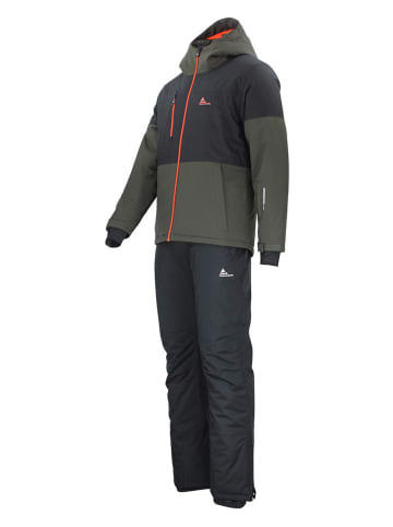 Peak Mountain 2tlg. Ski-/ Snowboard-Outfit "Ceruby" in Schwarz/ Khaki
