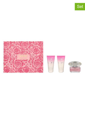 Versace 3-delige set: "Bright Crystal" - eau de toilette, douchegel en bodylotion