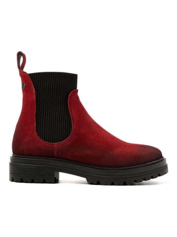 Lazamani Leren chelseaboots rood