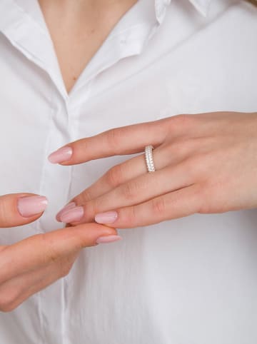Pandora Rosévergulde ring met zirkonia
